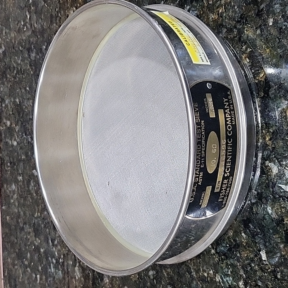 FISHER SCIENTIFIC USA STANDARD TESTING SIEVE SIZE No. 60